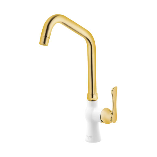 آشپزخانه رامه سفید طلایی