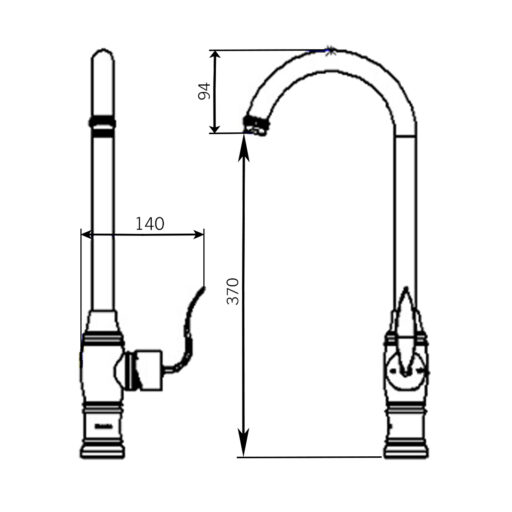 آشپزخانه لاکا کروم