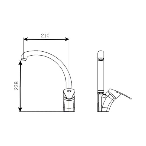 آشپزخانه نژو کروم