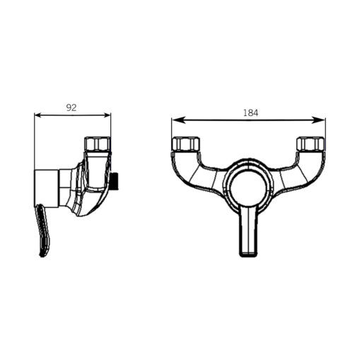 توالت تریفا طلایی مات