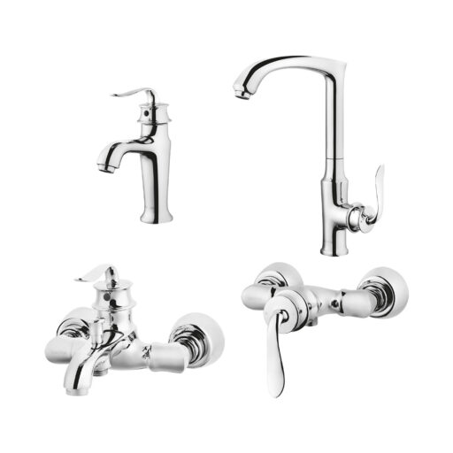 ست شیرآلات کاجان کروم