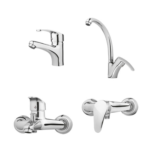 ست شیرآلات نژو کروم