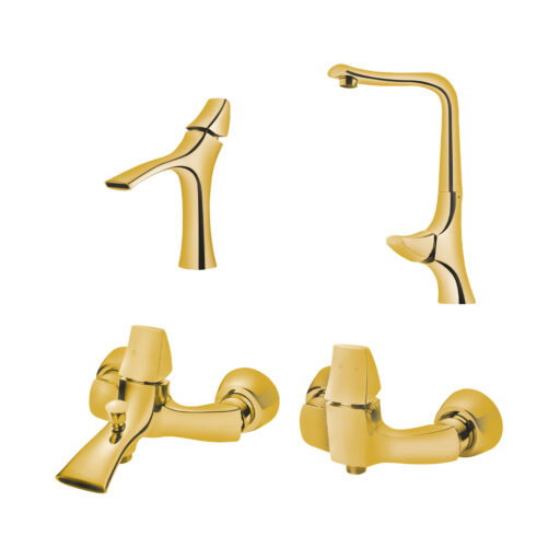 ست شیرآلات پاژ طلایی