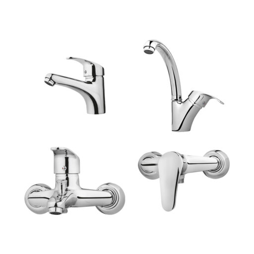 ست شیرآلات تین کروم